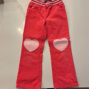 Mini Boden- girls size 7, corduroy pants, pink